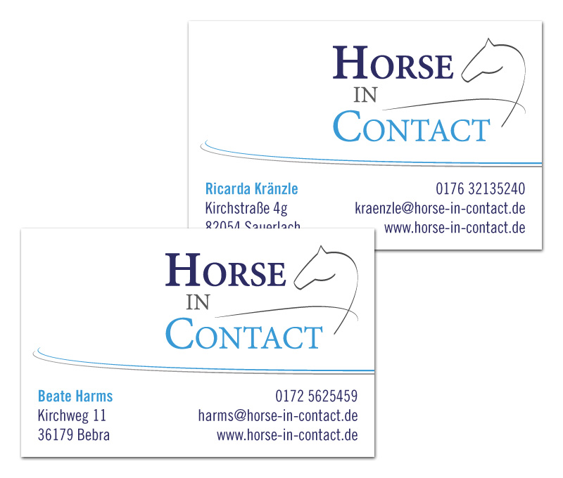 Horse in Contact / Visitenkarten