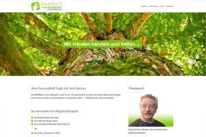Physiotherapie Georg Herrmann / Webdesign