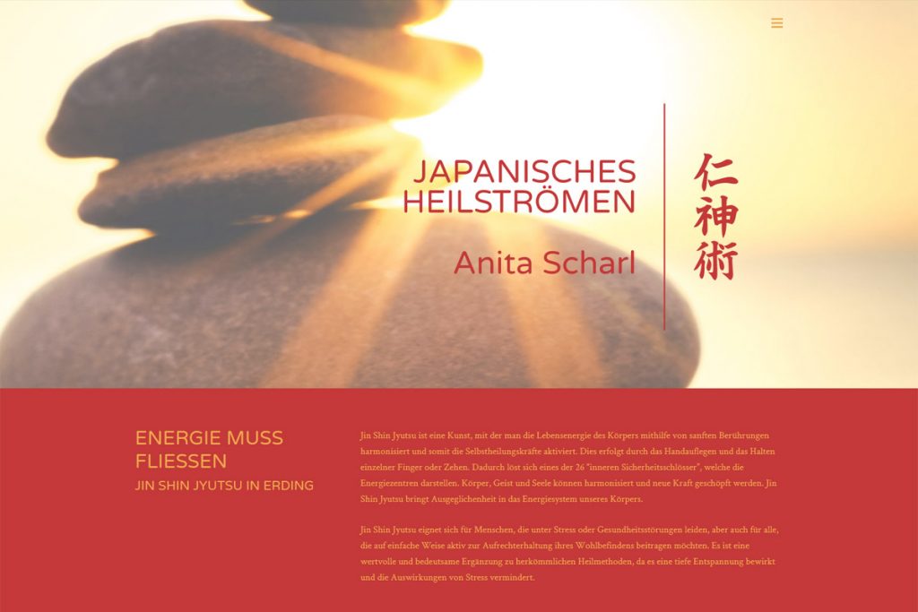 Anita Scharl / Webdesign