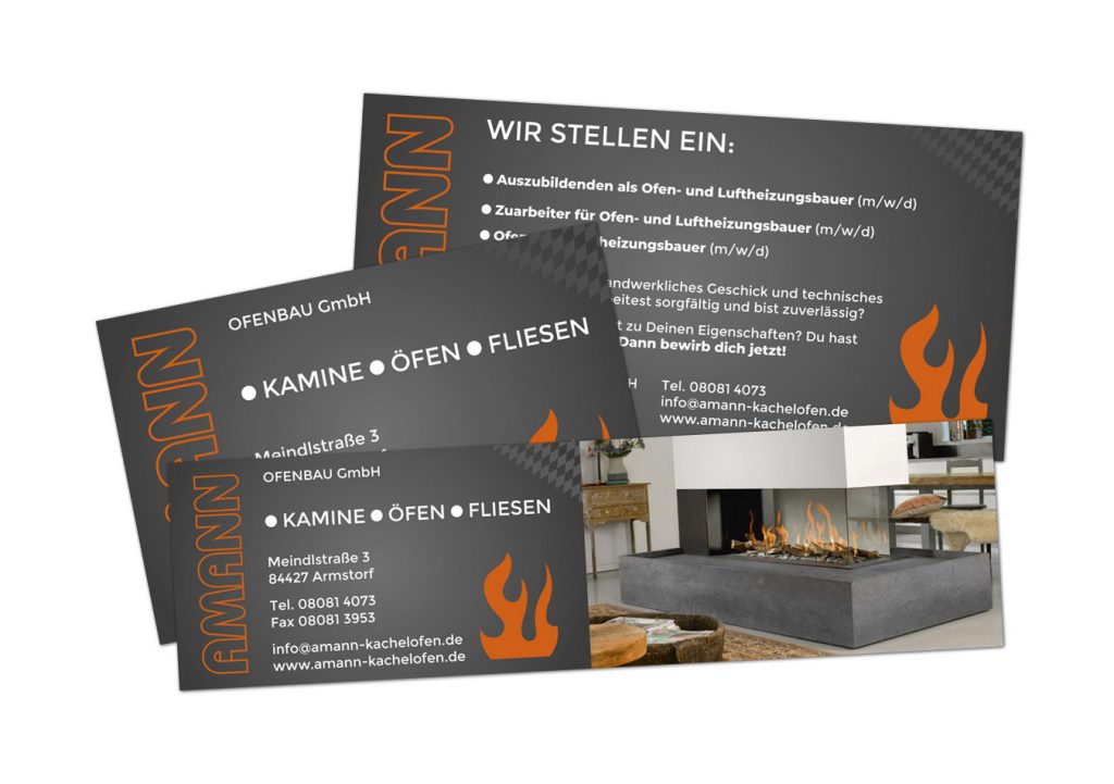Amann Ofenbau GmbH / Drucksachen