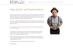 Alfred Mittermeier / Webdesign