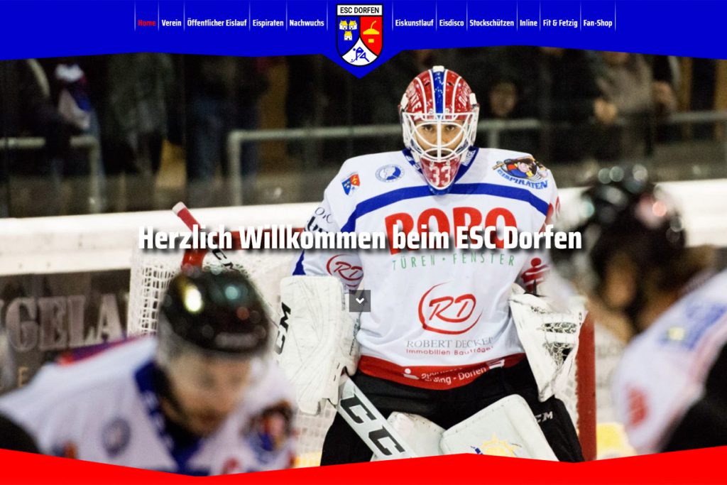 ESC Dorfen / Webdesign