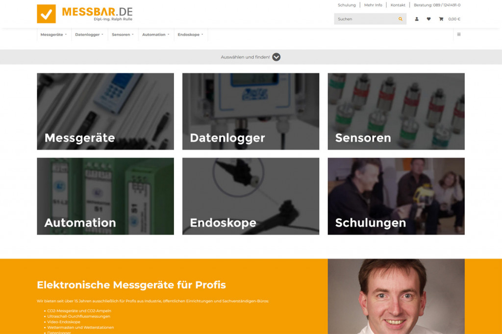 Messbar.de / Webdesign