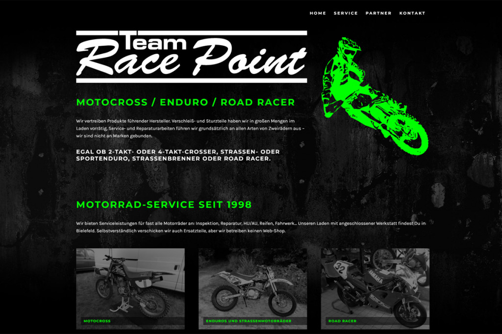 Startseite www.teamracepoint.de