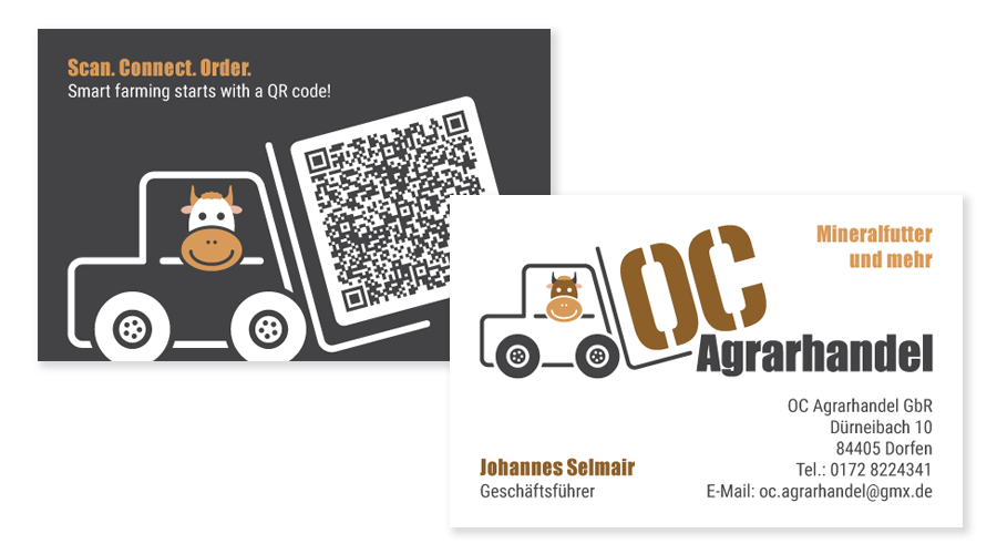 OC Agrarhandel / Visitenkarten