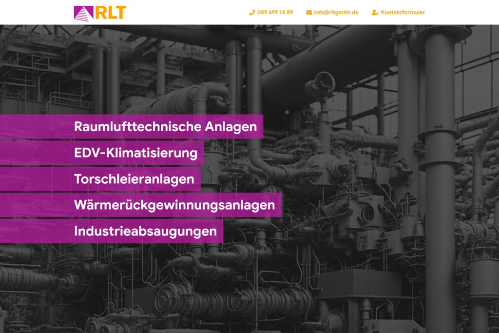 Startseite www.rltgmbh.de