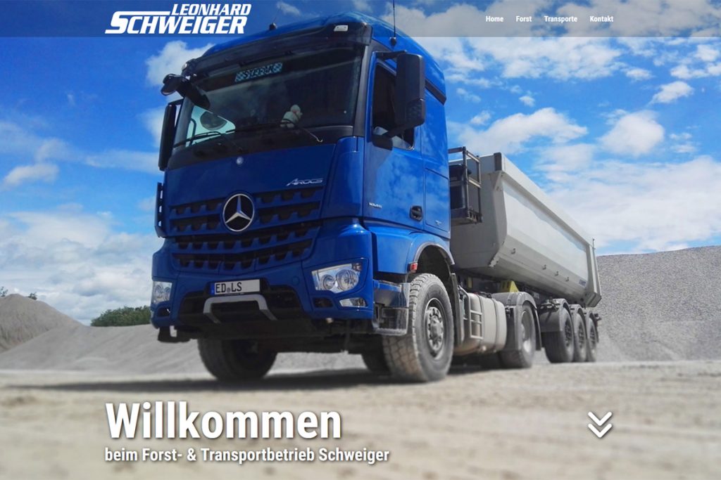 Startseite www.schweiger-transporte.com